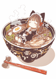 มาทานราเมนแมวเกิร์ลสักชามไหมจ๊ะ 2