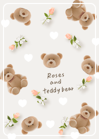 beige Roses and Teddy Bear 03_2