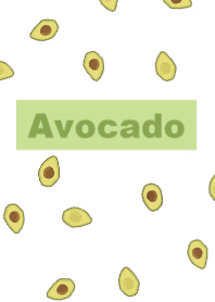 Avocado pattern / green3
