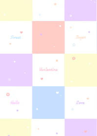 Valentine Checkered Pink