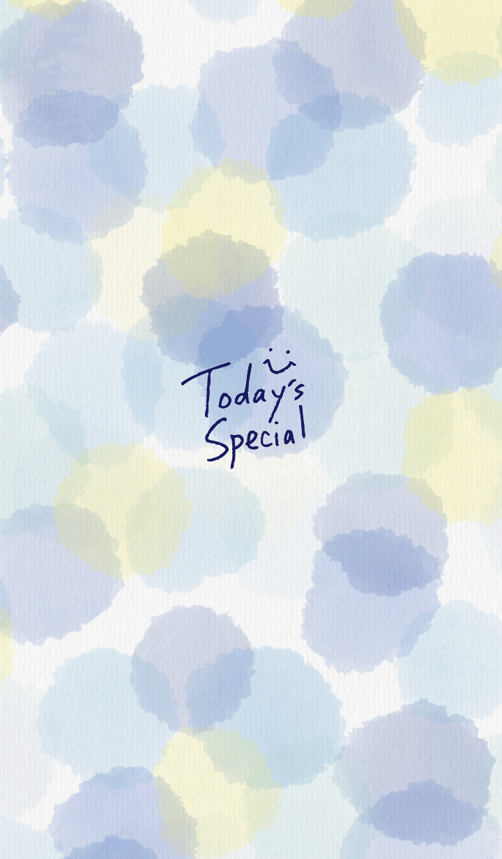 Watercolor polka-dotted Special