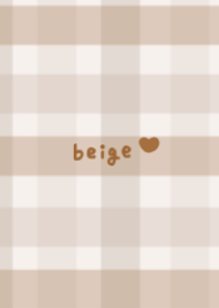 beige simple check