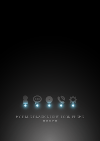 MY BLUE BLACK LIGHT ICON