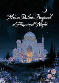 Moon Palace Beyond a Flowered Night