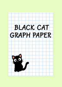 BLACK CAT GRAPH PAPER-YELLOW GREENj