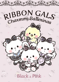 Ribbon Gals, Charmmy Ballerinas. BK/PK