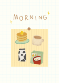 morning breakfast (white)