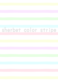 sherbet color stripe