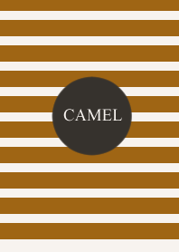 camel color and stripes.