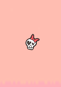 Simple Ribbon Skull 1