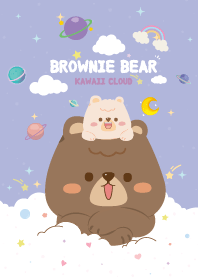 Brownie Bear Candy Cotton Violet