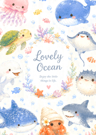 brown Lovely Ocean Friends
