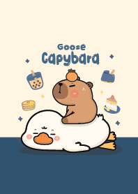 Hello! Goose & Capybara : Navy