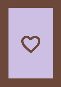 パープル♡ハート 紫