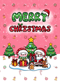 Merry Christmas Sweet Pink