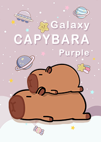 Capybara/vast starry sky/purple2