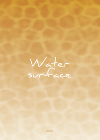 Orange : Water surface