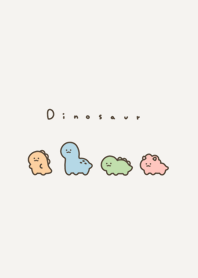 Smile Dinosaurs/coffee brown.