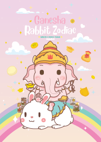 Ganesha & Rabbit Zodiac _ Wealth