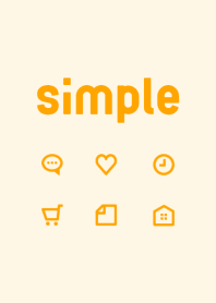 Simple icon [Orange] No.187