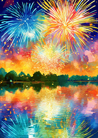 Beautiful Fireworks Theme#1139