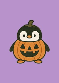 かわいいペンギンさん / ハロウィン（紫）