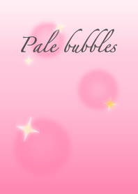 Pale bubbles (color of pink)