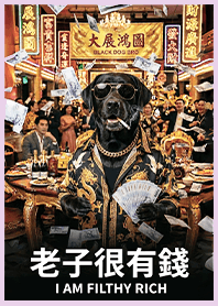 金運加持!有錢ㄟ黑狗兄1Z粉紫色 凱瑞精選集