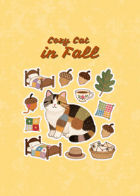 Cozy Cat in Fall