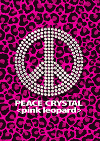 PEACE CRYSTAL <pink leopard>