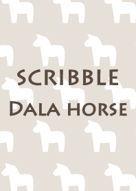 scribble "Dala horse"