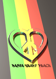 Rasta Heart Peace