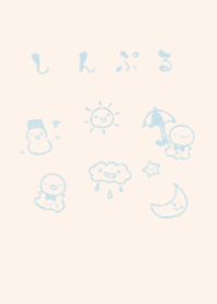 moni weather dull color light blue