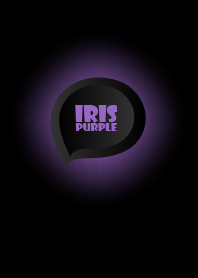 Iris Purple Button In Black V.3