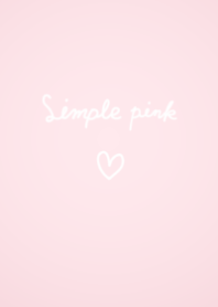 simple pink and heart.