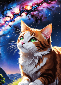 Night Moon Star Cat 6915e7