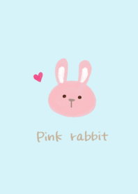 Soft pink rabbit