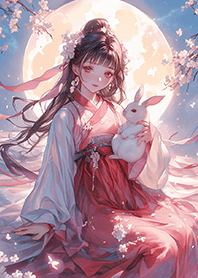 中秋節の兔娘❤桃花篇