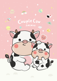 Couple Cow. (Pink)
