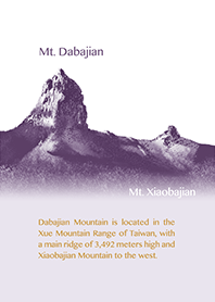 Mt. Dabajian and Mt. Xiaobajian. 5