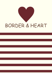 BORDER & HEART -BORDEAUX-