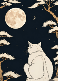 Cat under the Moon 6148E3