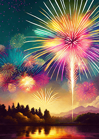 Beautiful Fireworks Theme#448