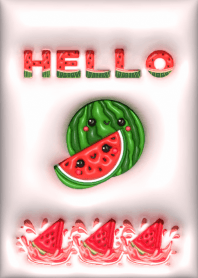 Watermelon so cute 3D