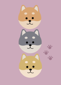 Simple /Shiba inu/baby pink ver.2