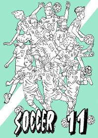 SOCCER  11 football emeraldgreen