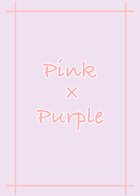 Simple Pink × Purple- Purple