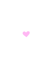 Simple heart -pink-