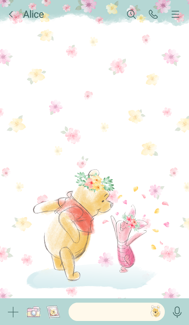 Winnie the Pooh （风中花卉）