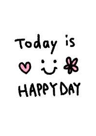 スマイル-シンプル白黒10-